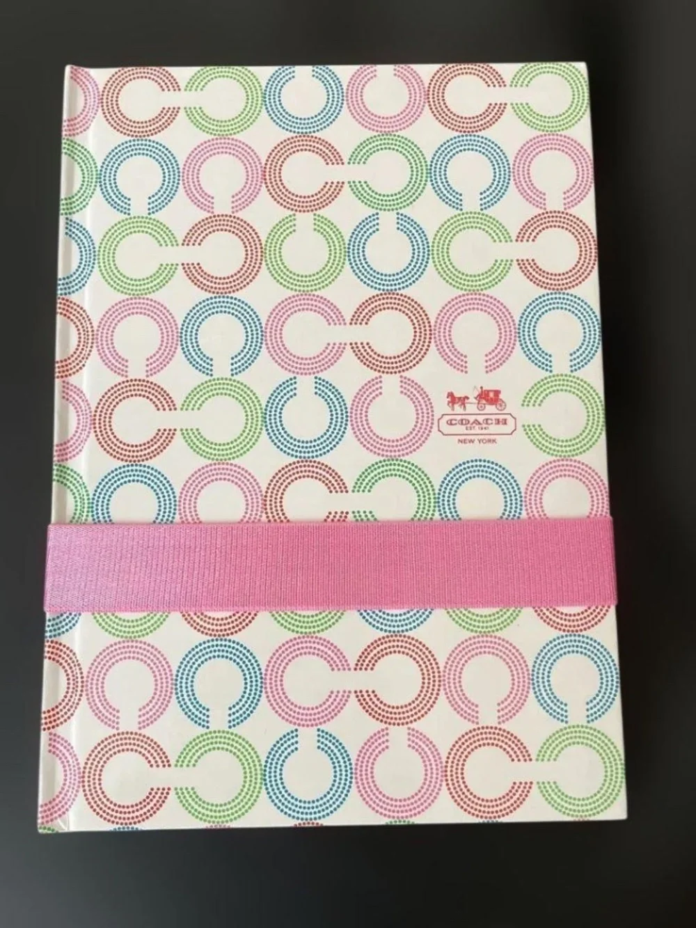 COACH Novelty Plain Notebook 8” H  x 6”W Journal Sketch Notebook